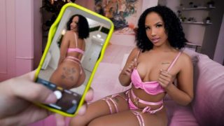 Thick Ebony Hottie Romy Indy Lets Him Cum Inside Her To Get over His Girlfriend